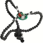 납땜 스테이션 돕는 손 유연한 팔과 세 번째 전자 모델 항공기 용 도구