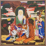 산신탱화 실사탱화 족자 4자 4자