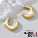 여성 5중특수압축도금 변색없는 귀걸이 르네