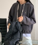 베리 후드 집업 트레이닝 스웻셔츠