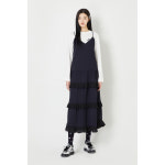럭키슈에뜨 Pleats Color Block Slip Long Dress LFDAS24125NYD
