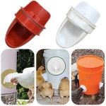 비 통 양동이 키트 중력 DIY 공급 방지 가금류 포트