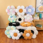 고품질 폭신쿠션 데이지 꽃방석 등받이 쿠션 예쁜쿠션 꽃모양 인테이어쿠션 등받이 꽃쿠션 WFH07BP