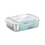 씨앤티코리아 스텐락 퓨어직사각7호 1 8L -R 스텐 밀폐용기