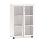 오피스 견고한 믹스 3단 튼튼한 올유리장 알미늄유리장 책장