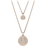 스와로브스키 Sublima 로즈골드 레이어드 목걸이 5683449