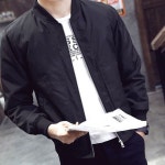 남성 간절기 항공점퍼 무광 빈티지 블루종 야구잠바