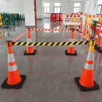 삼각콘 안전띠 라바콘 접금금지 지정주차 차단봉 차량 1 현장 자동차 레드2m