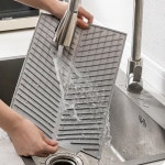 주방 실리콘 식기 드라잉 매트 트레이