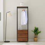 이동식 홈 행거 서랍형 긴옷 행거 서랍장 바퀴 틈새 600 4색