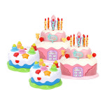 캐스비 단종플레이 촛불끄는생일축하케이크4종 1531set 해피케이크2개 해피2단케이크2개