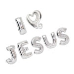 제이엘 ILOVEJESUS은박풍선 손펌프 아이러브지저스-실버