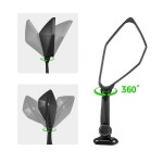 가와사키 2018 닌자 400 2011 용 오토바이 백미러 250 ZX 6R 636 650 300R 사이드 뷰 미러 EX300