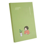 인디고 일기장 자문자답 다이어리 50가지 질문 그린