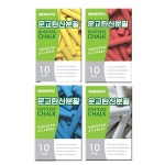 문교 가루가 날리지 않는 탄산분필 10개입