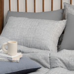 해피니 쉐브론 40수 순면 베개커버 베개솜 별매