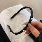 여성 여자 여학생 알박 진주 스타일 머리띠