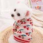 강아지 부드러운 데일리 실내 니트 옷 의류 스타일