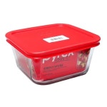 파이렉스 유리 반찬통 내열유리 사각 밀폐 용기