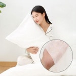 일회용 베개커버 자루형 무형광 여행 배게덮개 부직포