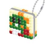 플렉처 실리콘 키링 열쇠고리 만들기 5인용 픽셀아트 미술교구 수학교구 아이언맨 1개