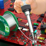 LAOA 무연 납땜 인두 헤드 용접 스테이션 일정한 온도 전기 도구