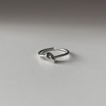 진정 925 매듭 꼬임 오픈링