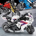 자광슈퍼바이크 캐릭터블럭 오토바이 미니블록완구4종