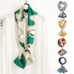 보드미 쁘띠 직사각 실크 스카프 lm0278