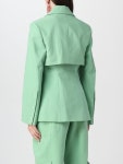 GANNI 가니 수트 자켓 484 Green