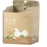 도그퓨어 도그퓨어 강아지 고양이 푸드닭 간식 22g x 10p 초록 입홍합 220g 2개