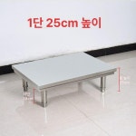 스텐 스테인레스 바닥선반 작업다이 업소용 벽선반 식당용 두꺼운 4다리