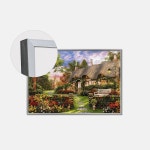 고품질 2000피스퍼즐 오솔길옆 별장 알루미늄 액자 액자세트 WDC52B8