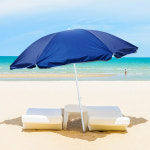 SAPA SAPA 싸파 비치블루 파라솔 2단 37형 소 비치파라솔 그늘막 낚시 파라솔