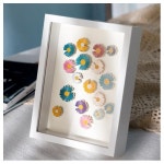 아트공간 3D 입체 관액자 5x7 캘리그라피 원목액자