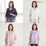 엄마옷 마담4060 플라워점퍼- ZHJP304001