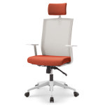 메쉬 사무용의자 화이트프레임 메쉬좌판의자 회의실용 AH2-724