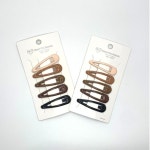 5색 컬러 머리핀 똑딱핀 헤어핀 5개입