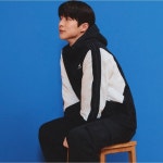 르꼬끄스포르티브 르꼬끄 쉐브론 메쉬 자켓 QP123TJK21-BLK0