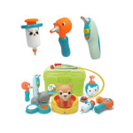 관공서 문구사 동물병원 수의사 역할놀이 세트 완구