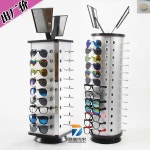 회전식 안경 진열대 거치대 선반 선글라스 디스플레이 안경점 소품 거울 랙