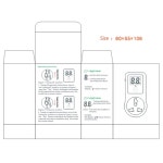 타이머 플러그 소켓 디지털 전기 전등 스위치 EU 1 Pc