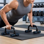 푸쉬업바 푸샵바 홈트 팔굽혀펴기 S형 코어운동