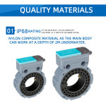 농업 관개 유량 계량기 초음파 물 DN50 DN100 RS485