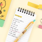 카카오프렌즈 카카오프렌즈 춘식이 PP 커버 스프링 수첩