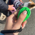 훈련용 딸깍이 손목걸이 강아지 클리커