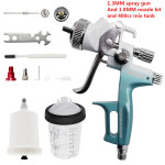 스프레이건 깍지 혼합 탱크 어댑터 자동차 페인트 건 바니시 분무기 HVLP 에어 1 3 1 400CC 4000B