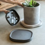 이동식 화분받침대 소형 바퀴달린 받이 화분 정리