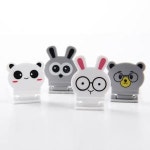 변기커버손잡이 귀여운 비데 위생 핸들 회색곰