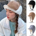 양털 숏챙 스트랩조절 귀달이 1P 겨울 방한 모자